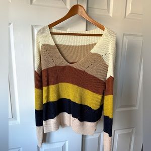 Color Block Sweater — Small / Medium